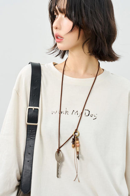 スムースロングスリーブトップ