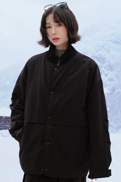 モードソリッドカラーダウンジャケット