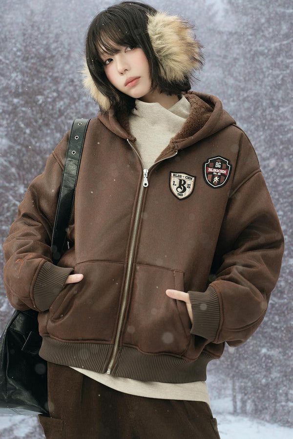 Retro Hooded Cotton Jacket