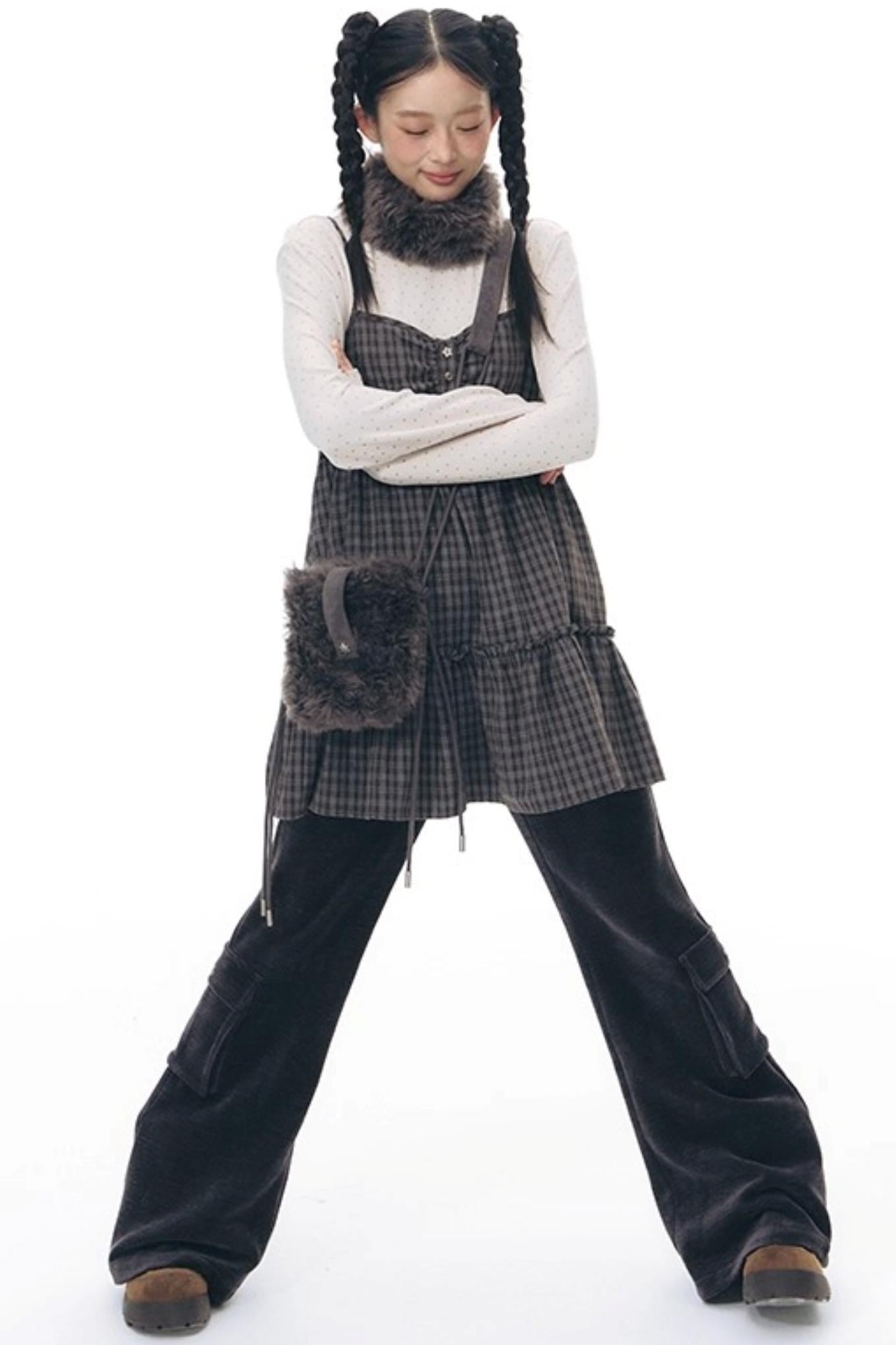 Fur Mini Crossbody Shoulder Bag