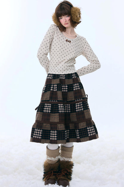 Retro Plaid Skirts