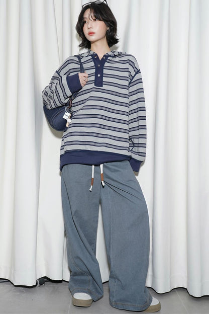 Hooded Pullover Casual Sweatshirt