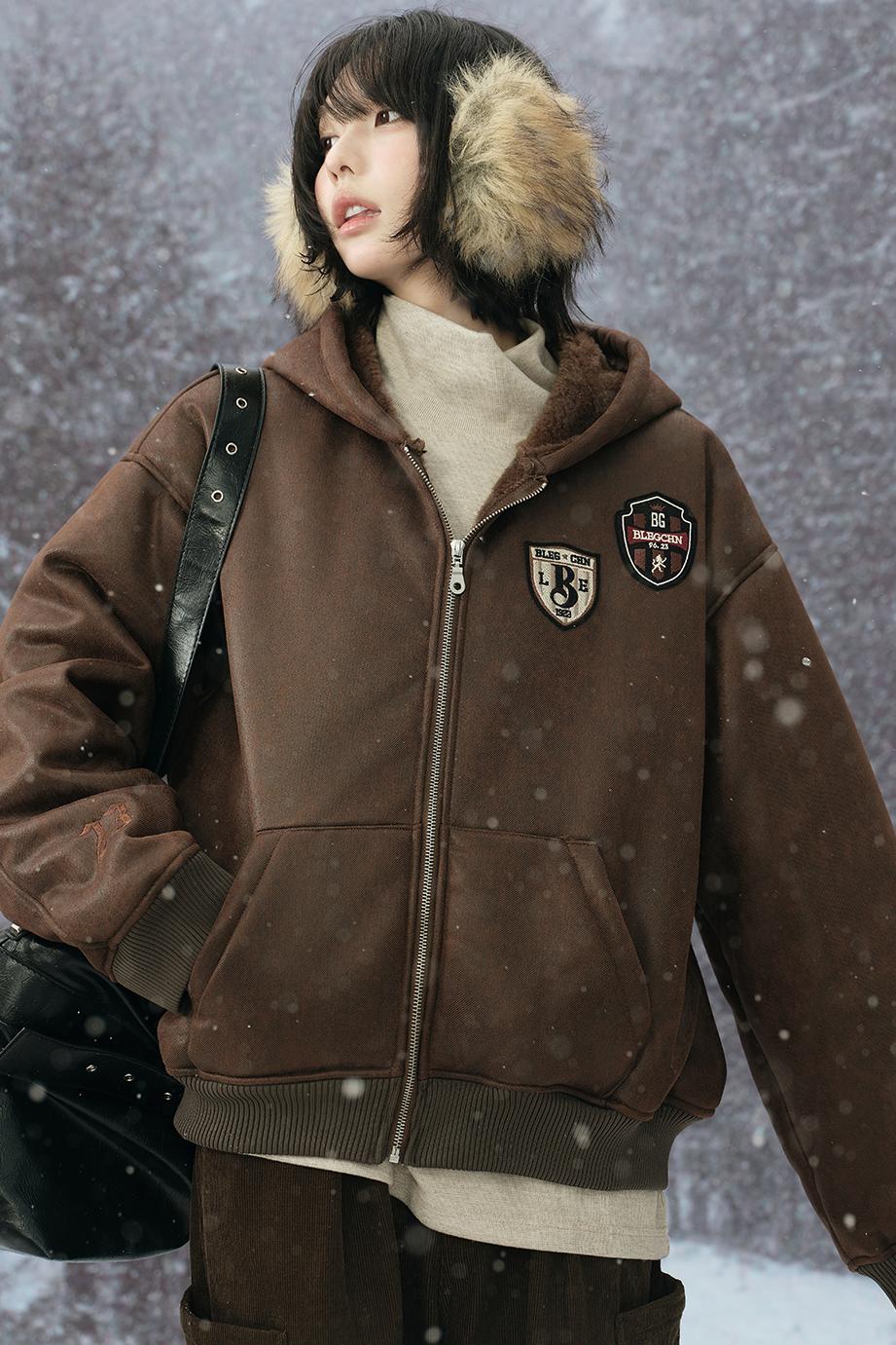 Retro Hooded Cotton Jacket