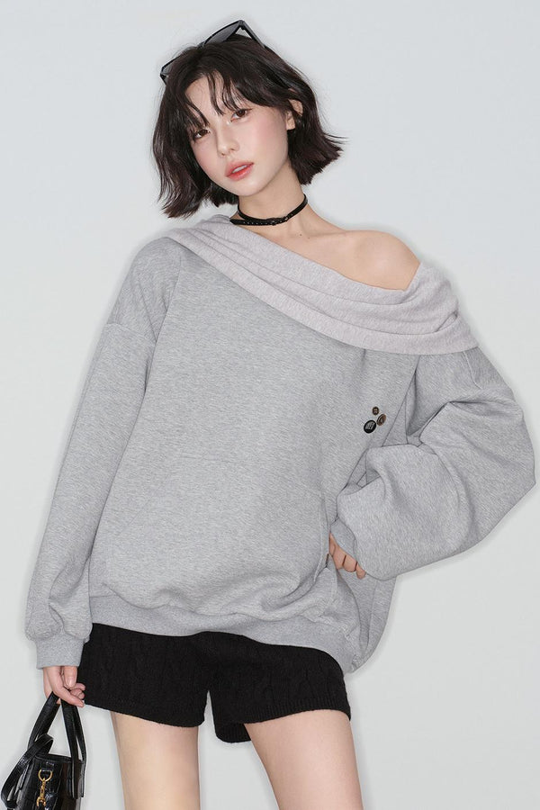 オフショルダールーズトップス