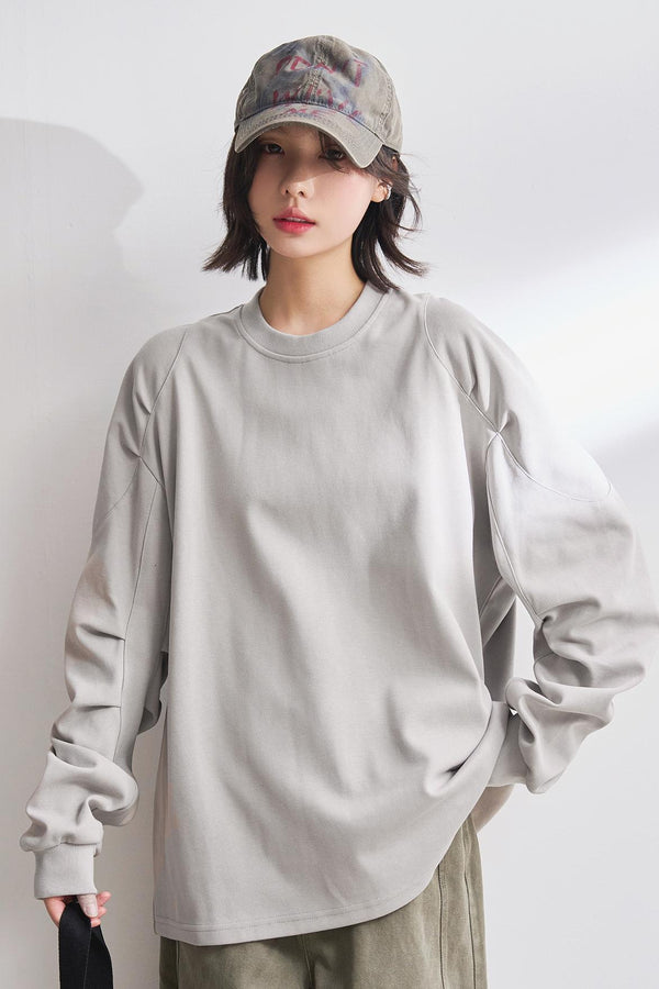 Relaxed Solid Color T-Shirt