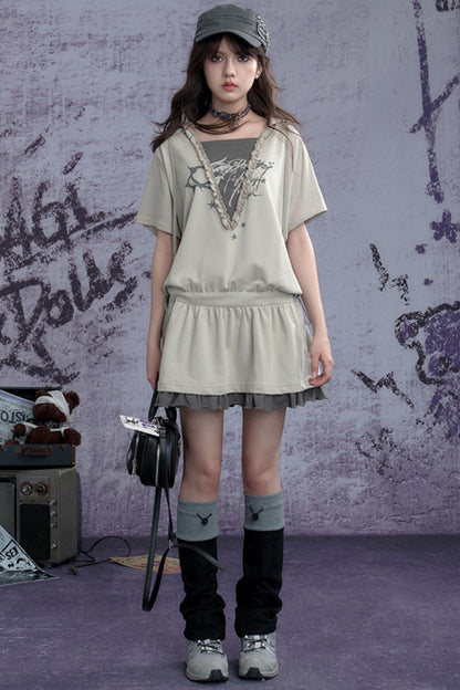 Girly Punk Sweatdress