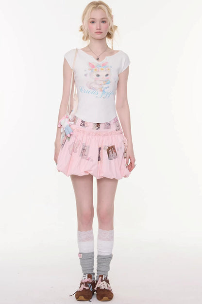 Sweet Dream Animal Print Skirt
