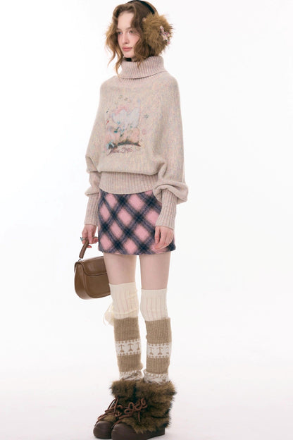 Misty Y2K Plaid Skirt