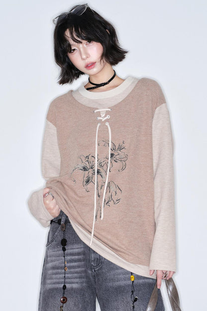 Gravity Patchwork Color Block Top