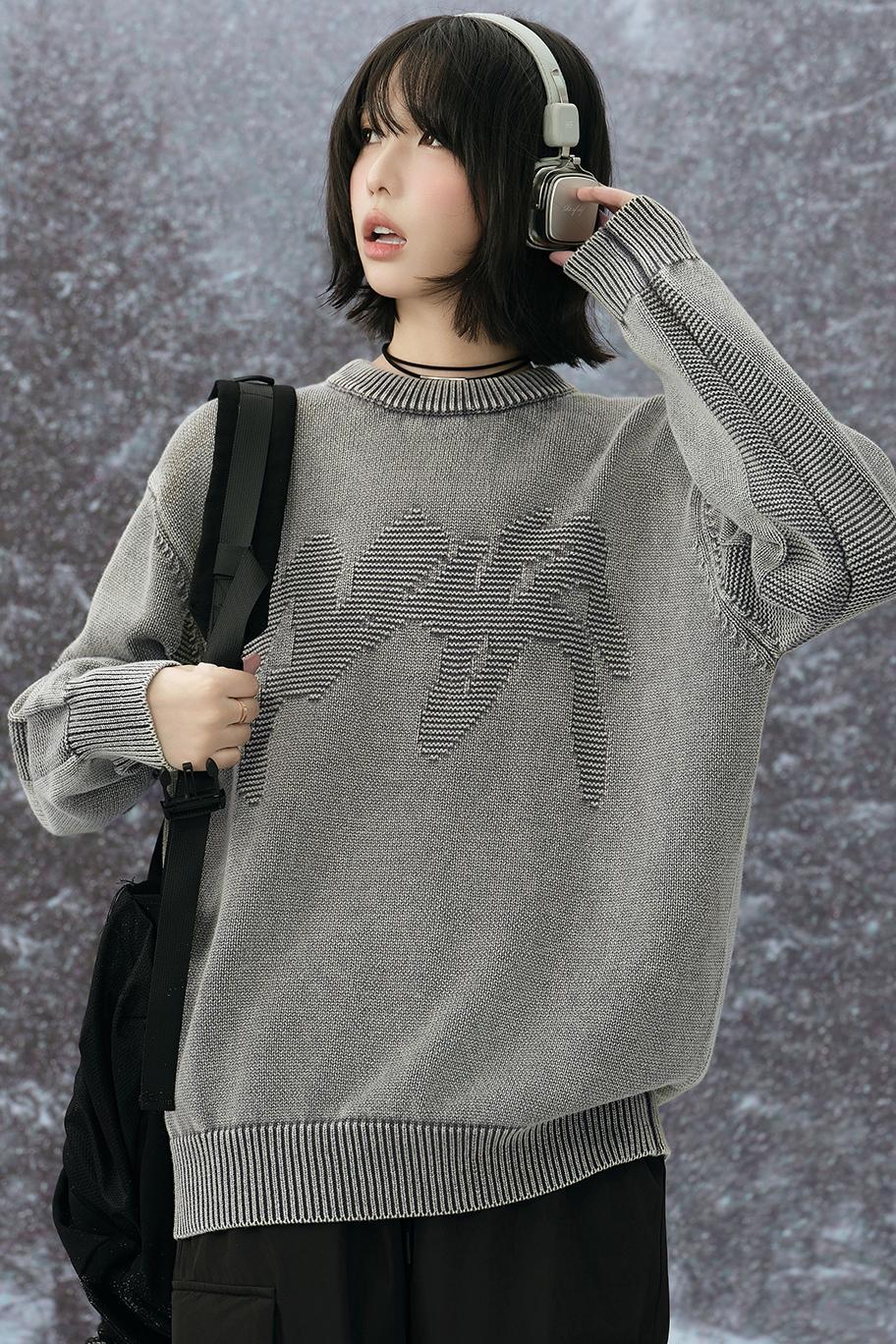 ミニマリストグラビティニットスウェット