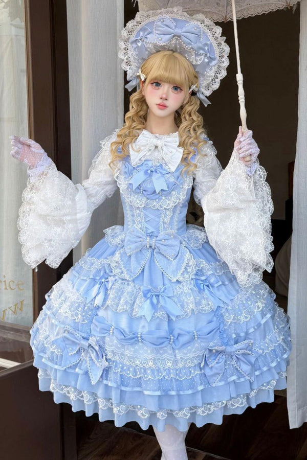 スイートレースプリンセスロリータドレス
