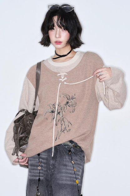 Gravity Patchwork Color Block Top