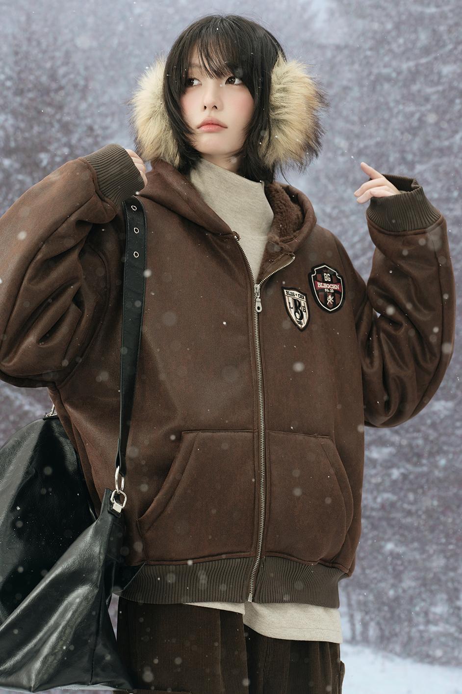 Retro Hooded Cotton Jacket