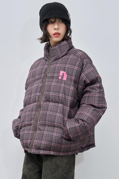 Stand Collar Cotton Puffer Jacket