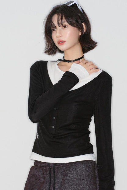 スリムテンセルトップス