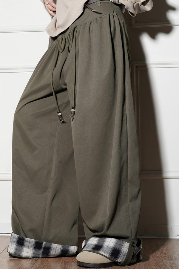 ルーズフィットワイドレッグパンツ