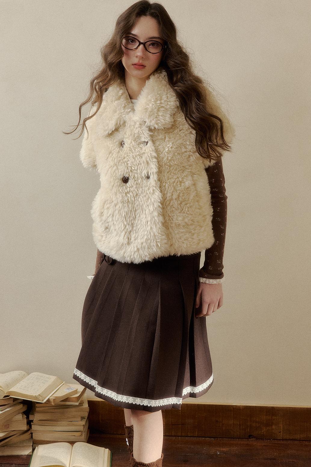Retro Sweet Fur Half Jacket