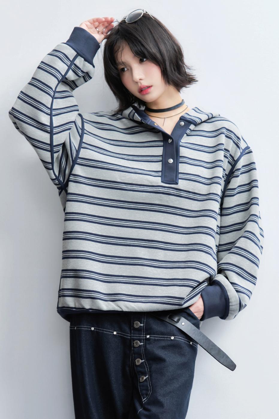 Hooded Pullover Casual Sweatshirt