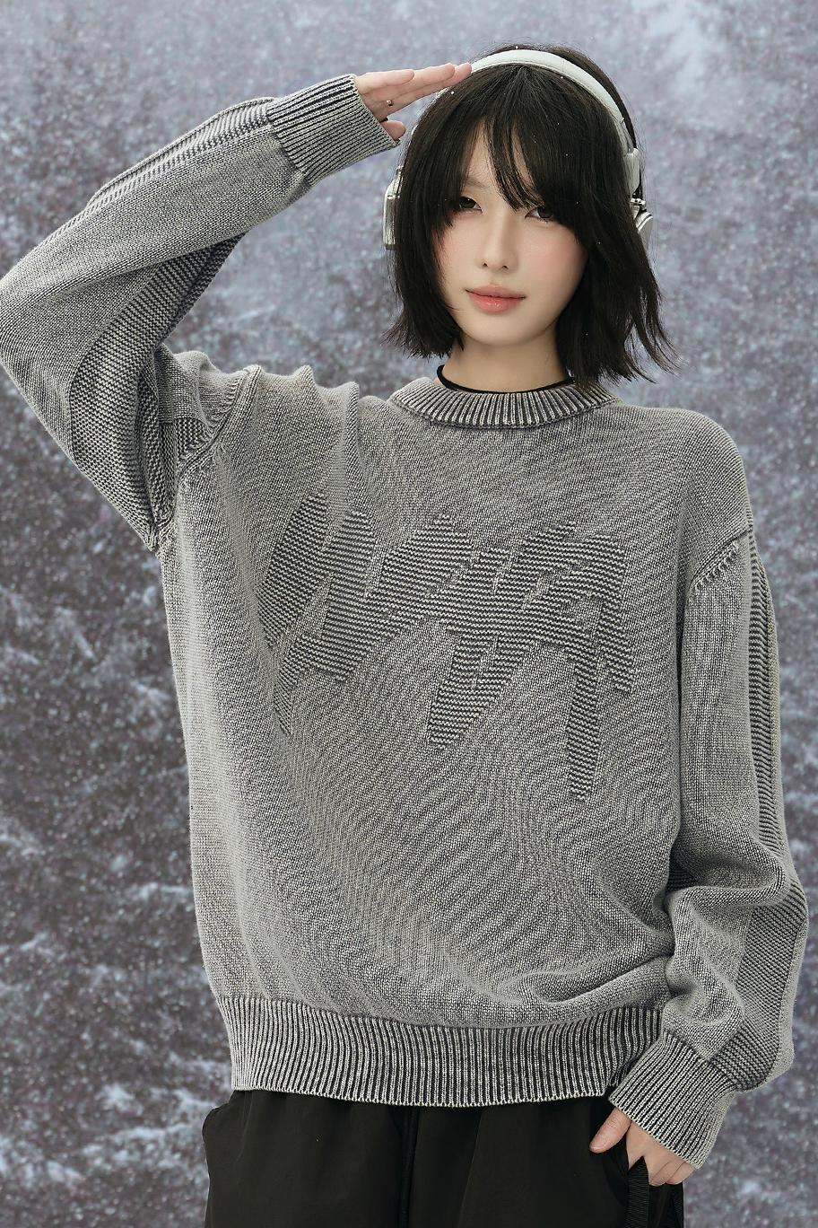 ミニマリストグラビティニットスウェット