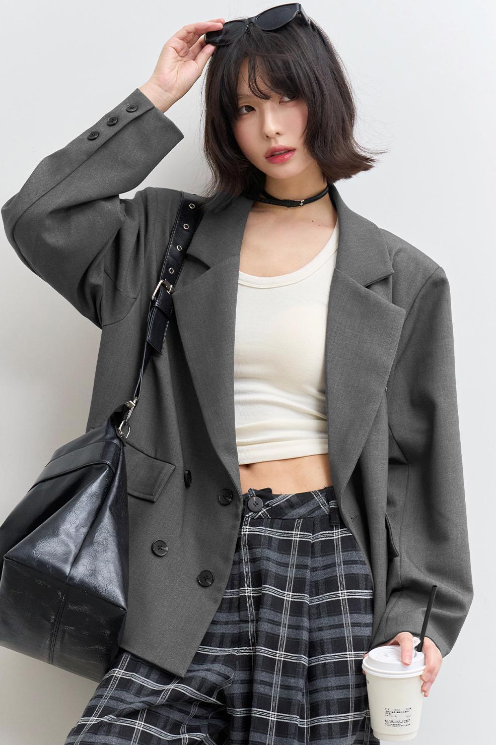 Detachable two-piece blazer