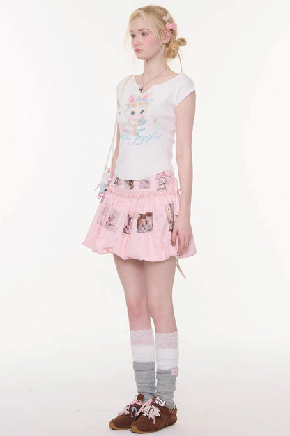 Sweet Dream Animal Print Skirt
