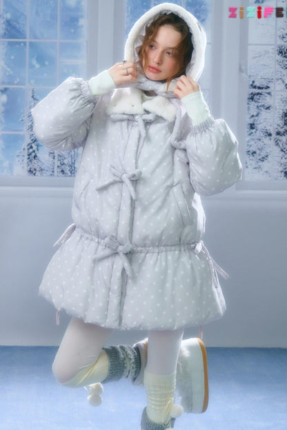 Star Dot Down Jacket + Hat