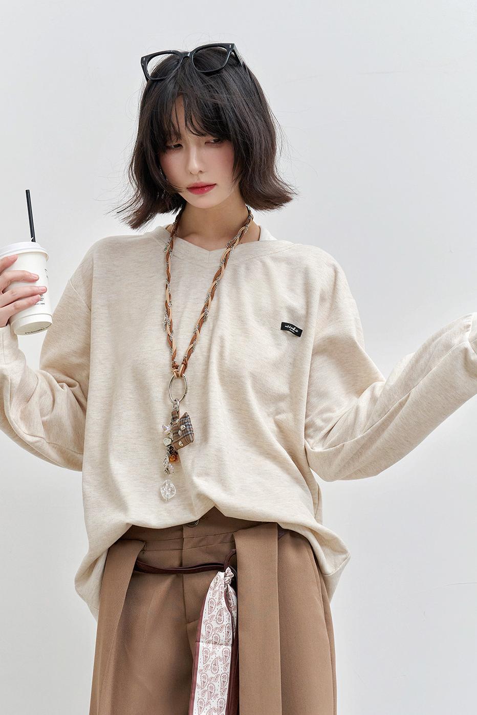 リバーシブルVネックカーディガン