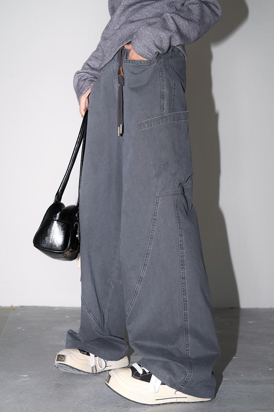 レトロモードストレートパンツ