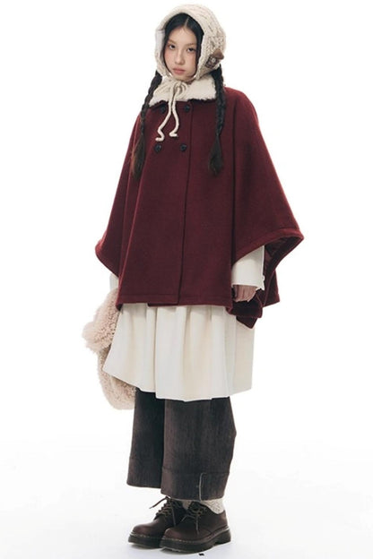 レトロトップス+プレッピープリーツスカート+スカーフ