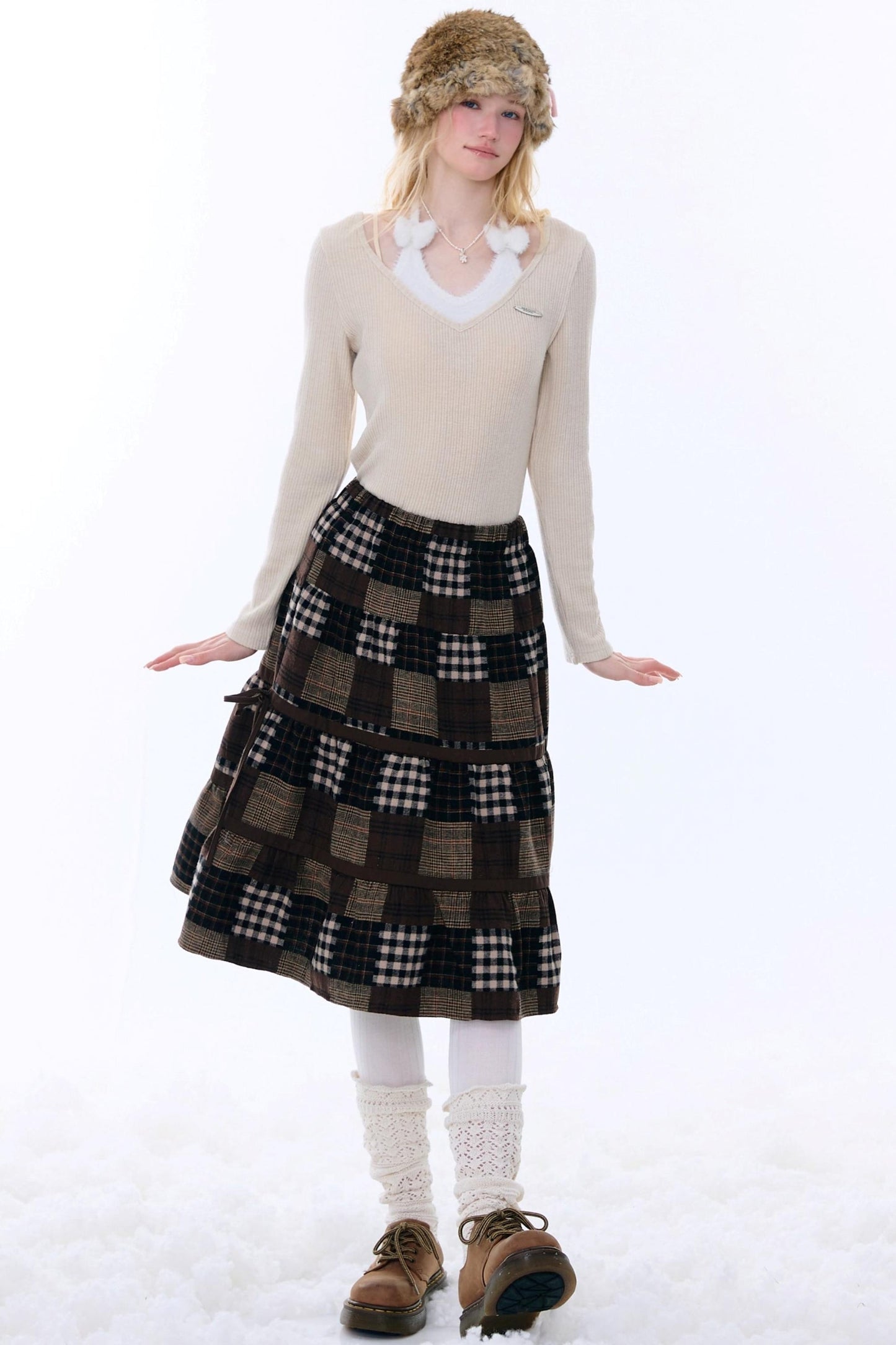 Retro Plaid Skirts