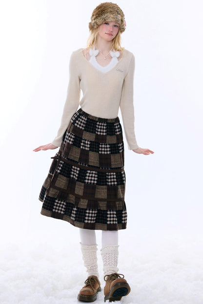 Retro Plaid Skirts