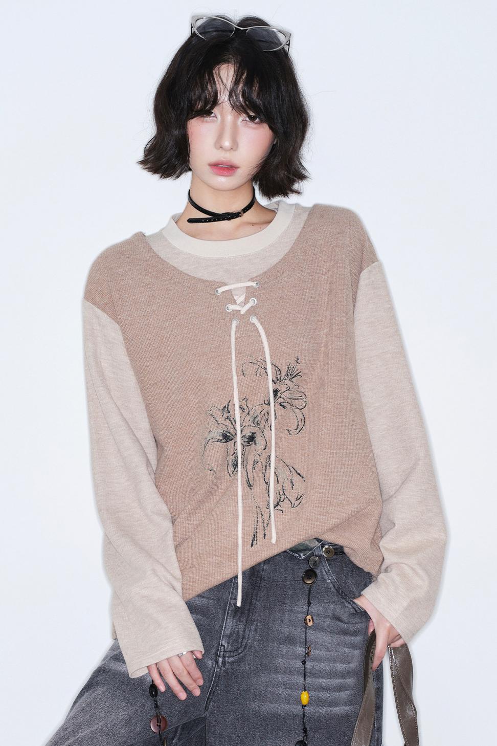 Gravity Patchwork Color Block Top