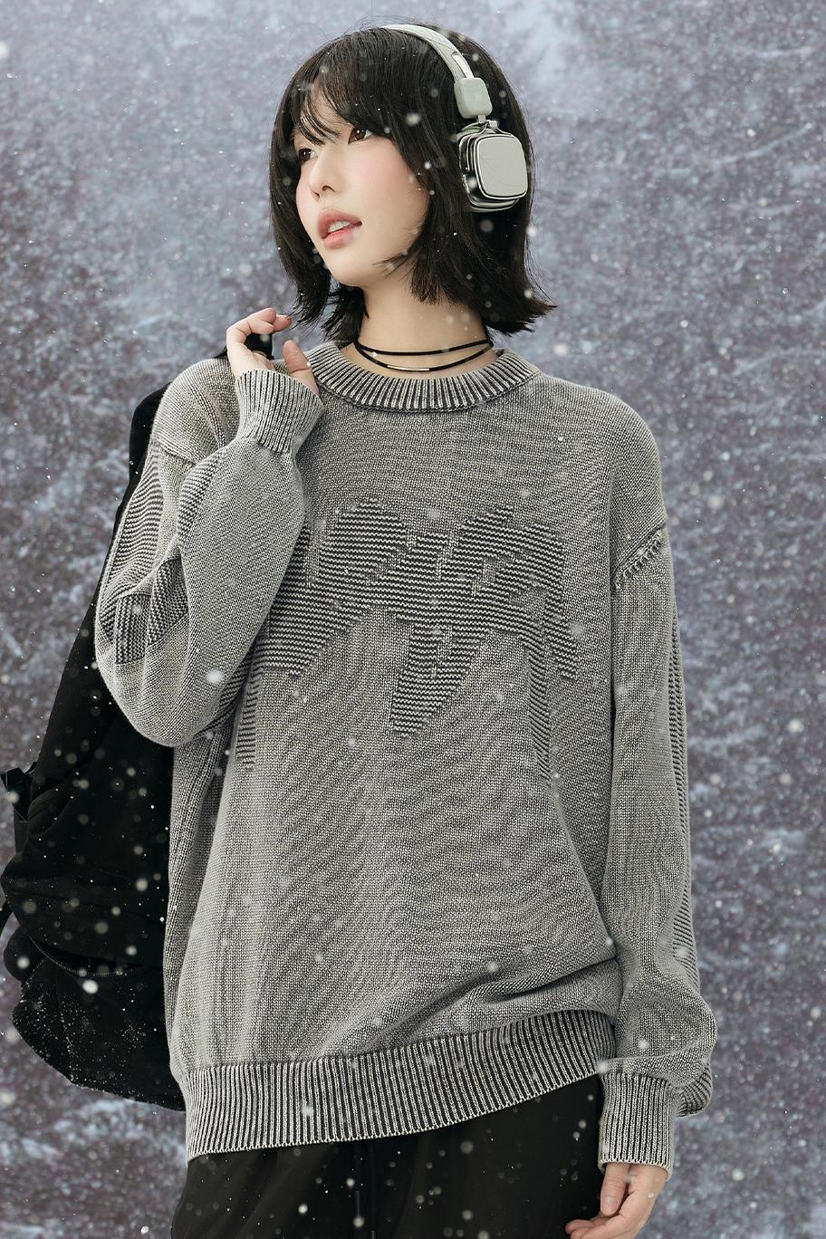 ミニマリストグラビティニットスウェット