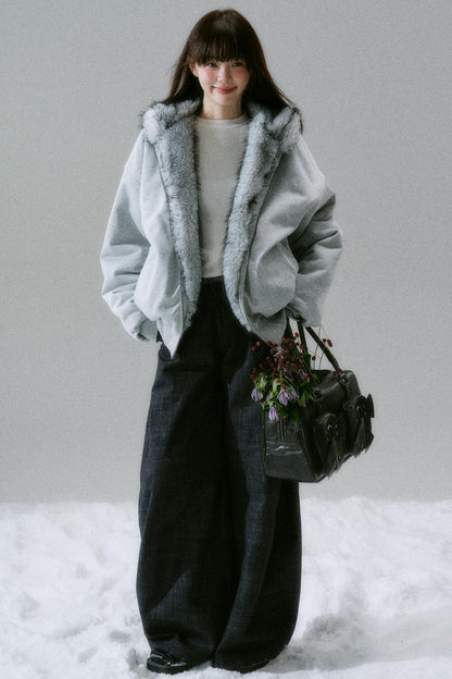 Sweet Mode Fur Hooded Jacket