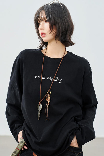 スムースロングスリーブトップ