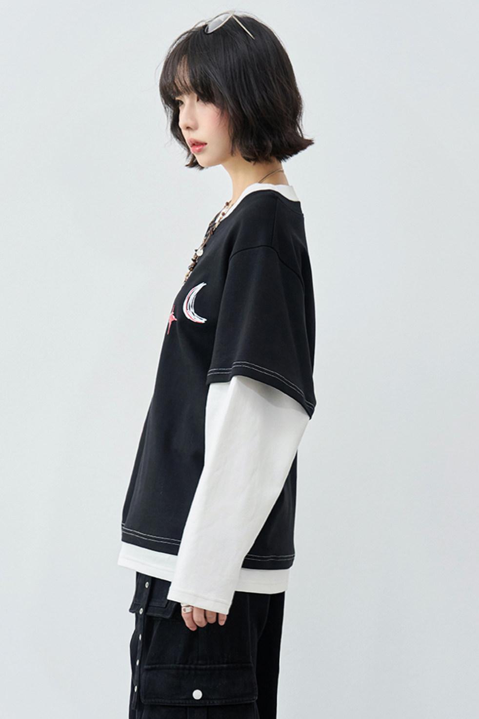 Gravity Patchwork Color Blocked Top