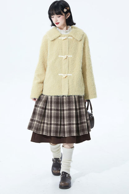 ジンジャーベルベットダッフルコート