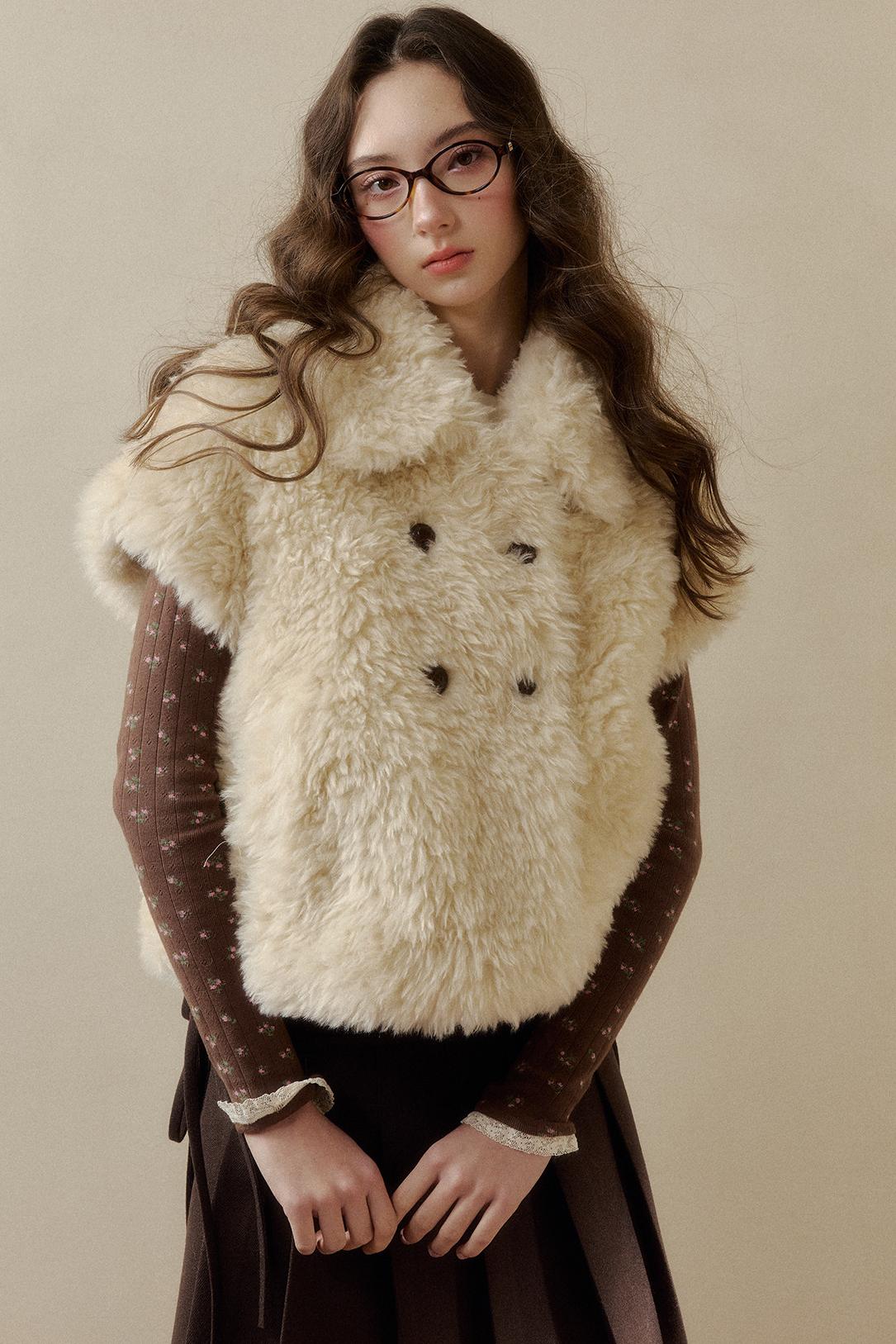 Retro Sweet Fur Half Jacket