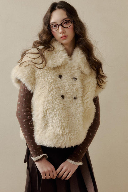 Retro Sweet Fur Half Jacket