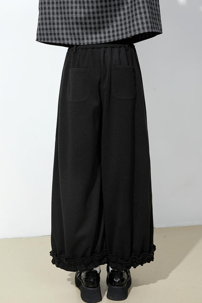 ヴィンテージラッフルウーレンパンツ