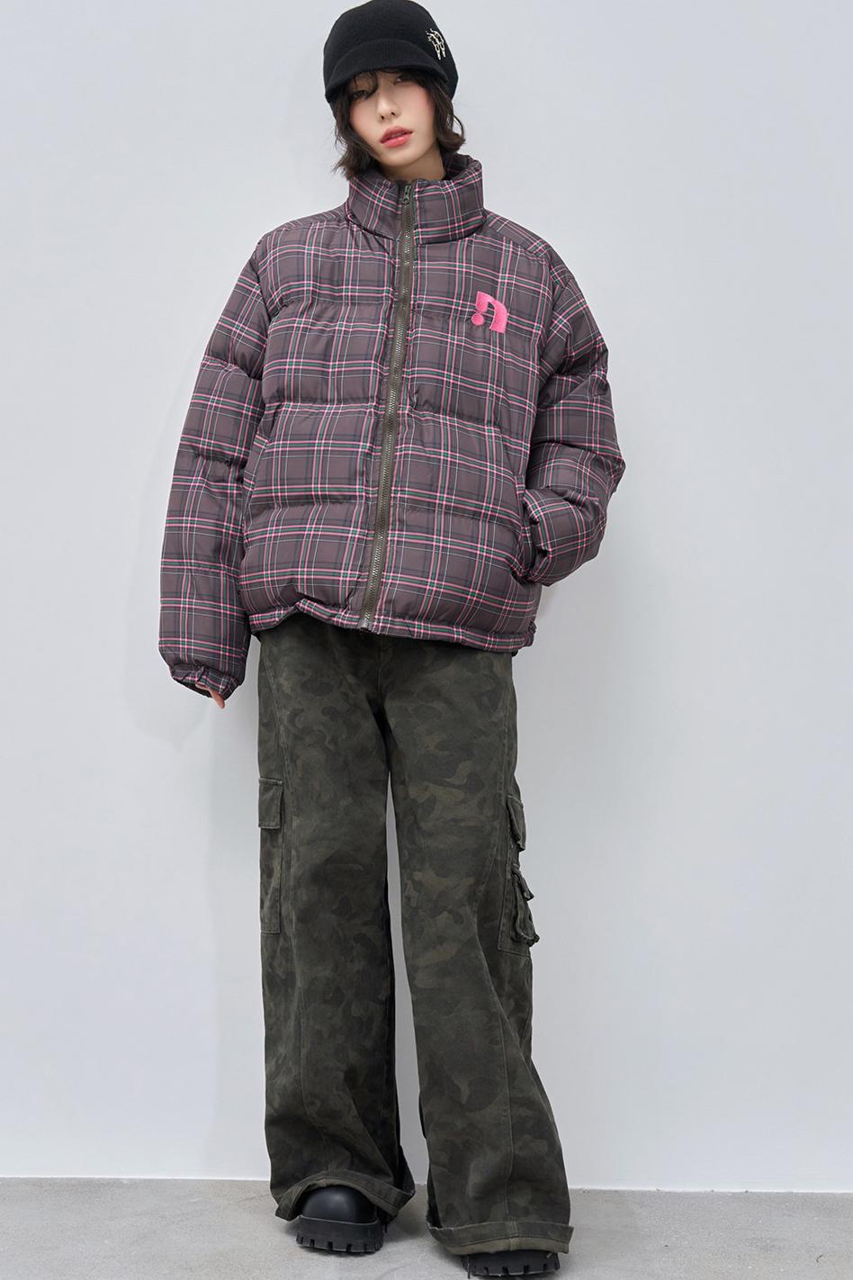 Stand Collar Cotton Puffer Jacket