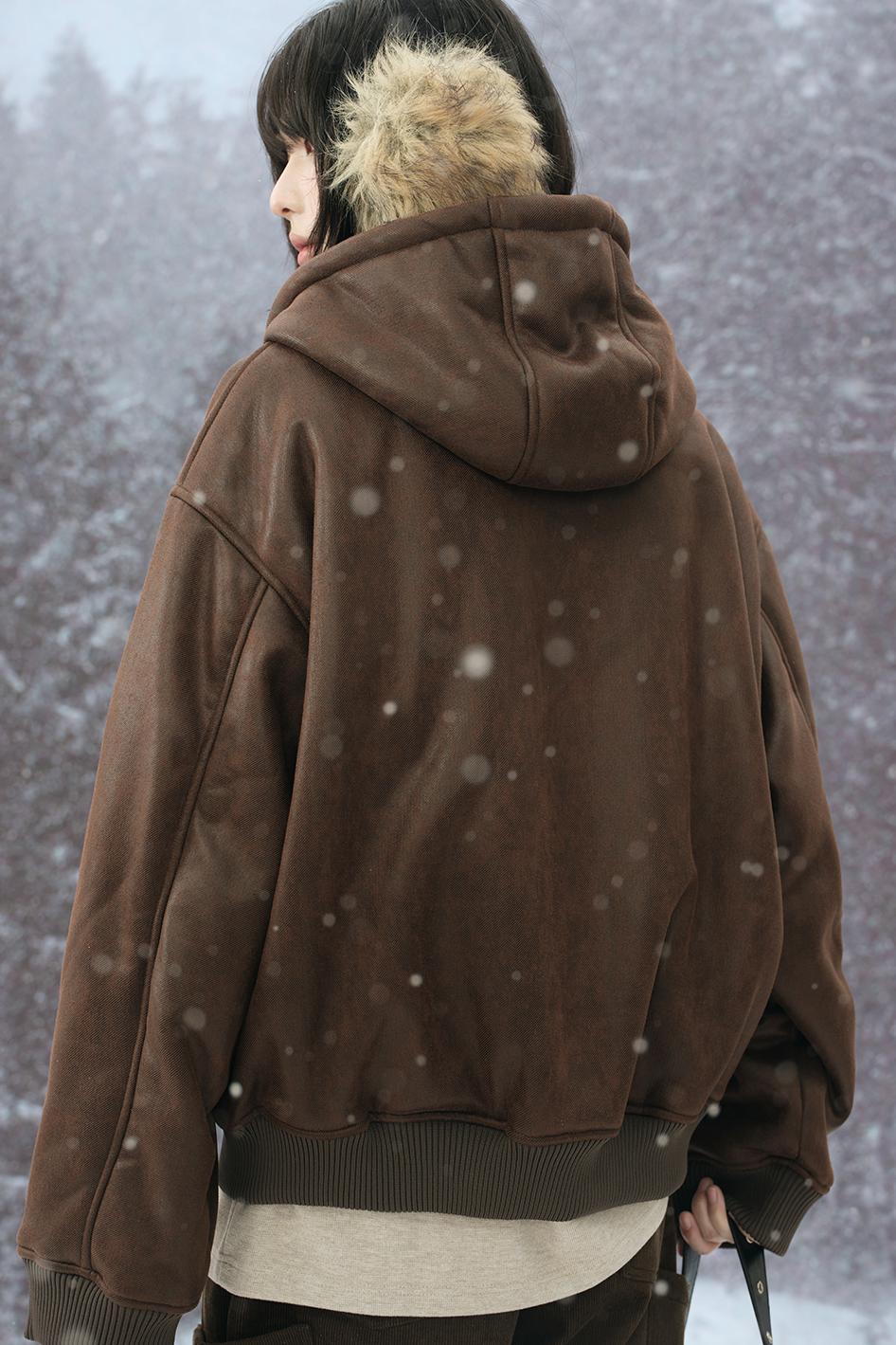 Retro Hooded Cotton Jacket