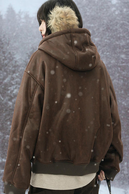 Retro Hooded Cotton Jacket