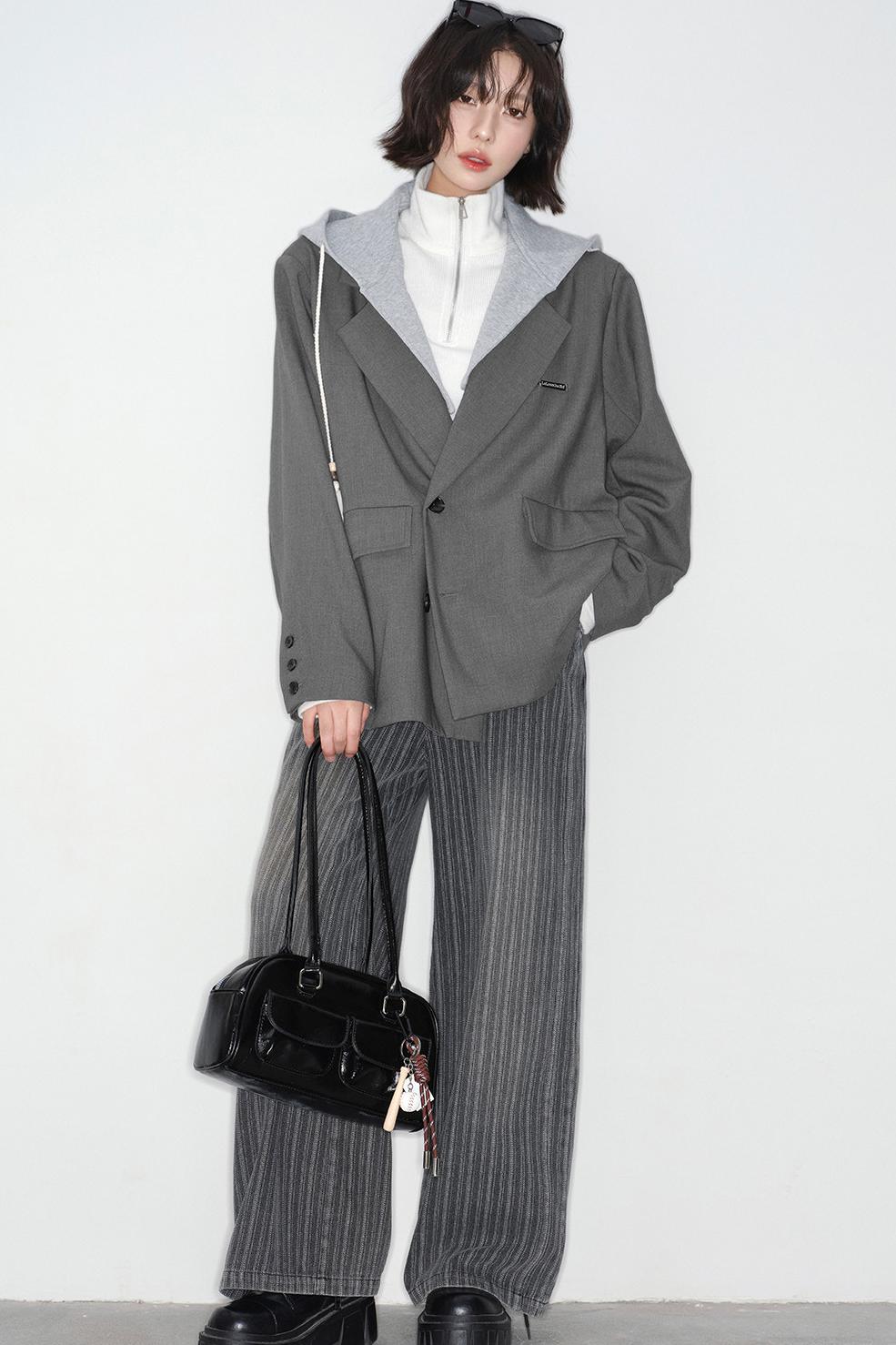 Detachable two-piece blazer