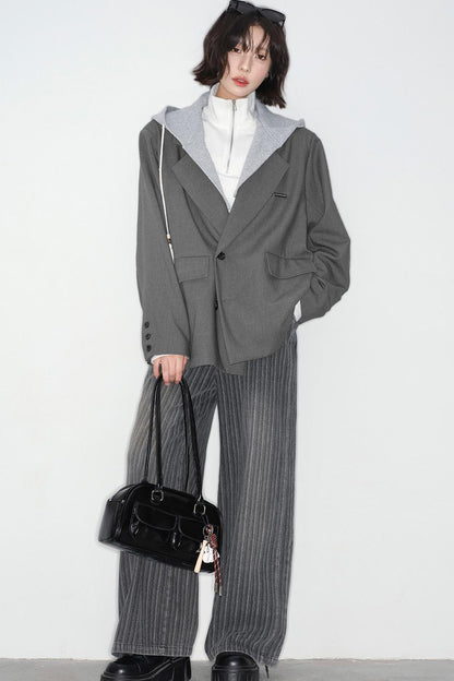 Detachable two-piece blazer