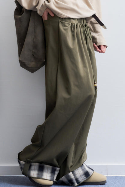 ルーズフィットワイドレッグパンツ