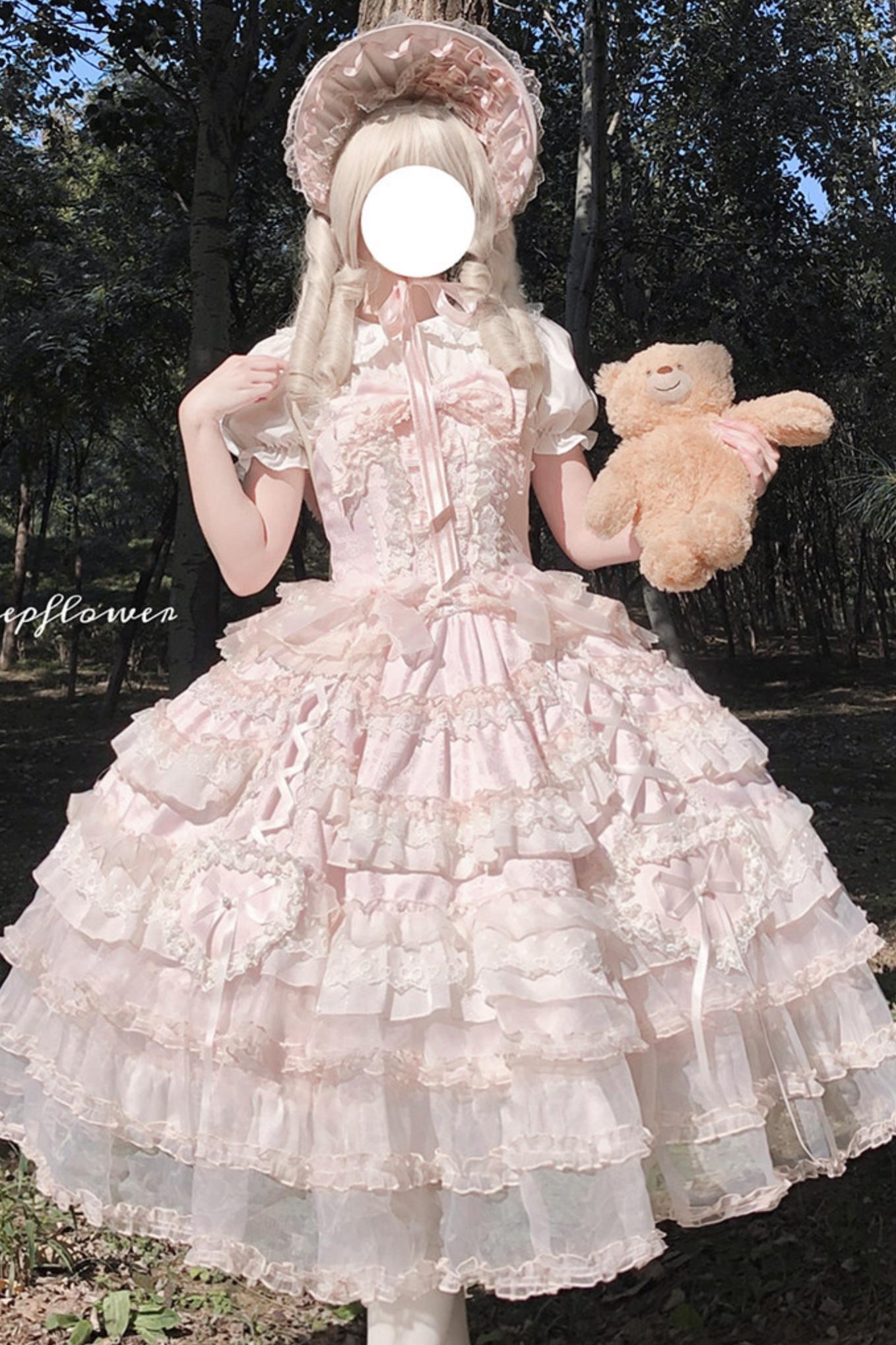 [Précommande] Robe de mariée Dreamy Doll + Coiffe