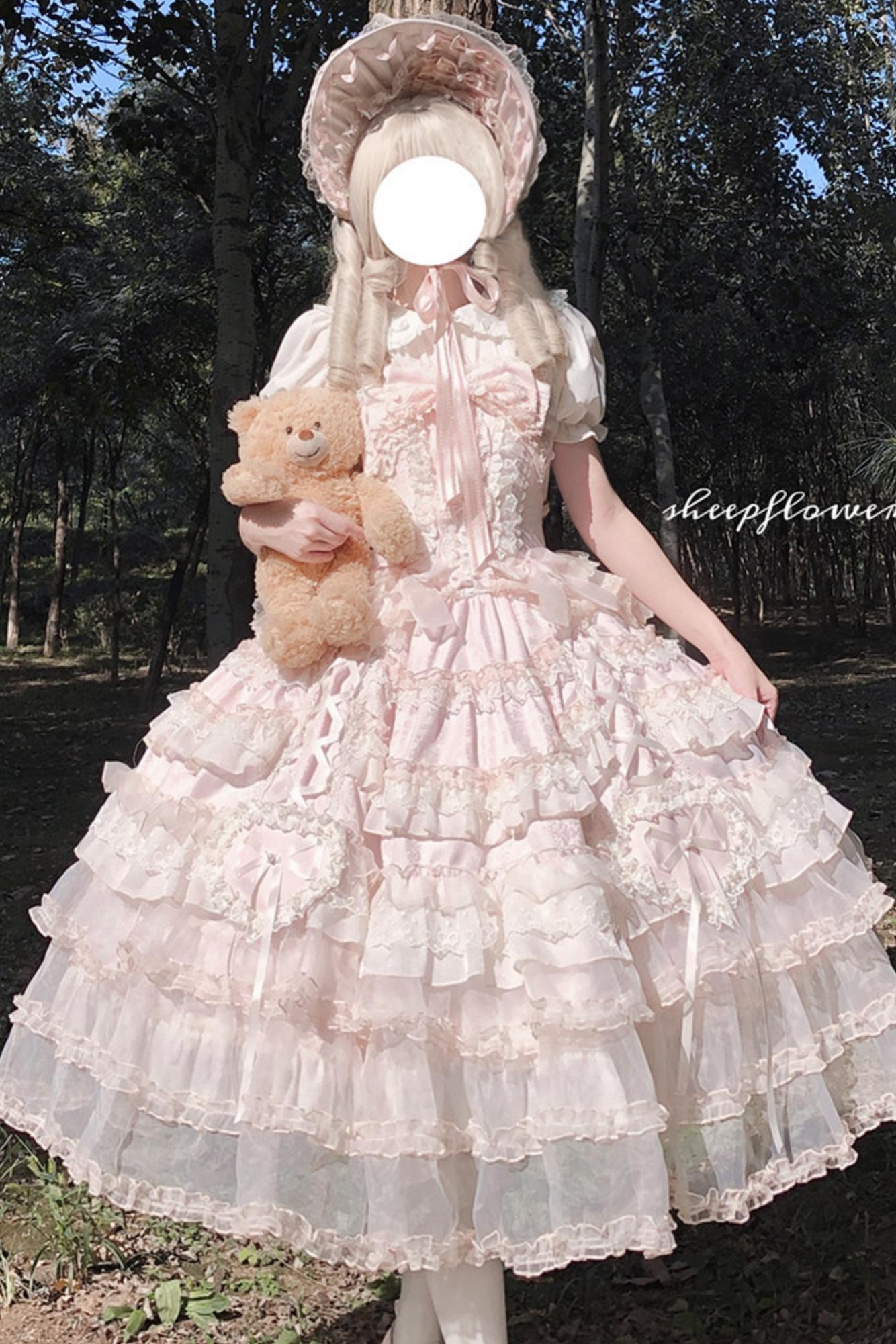 [Précommande] Robe de mariée Dreamy Doll + Coiffe