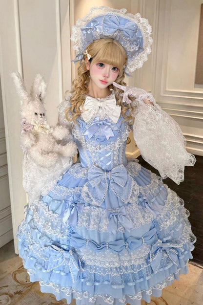 スイートレースプリンセスロリータドレス