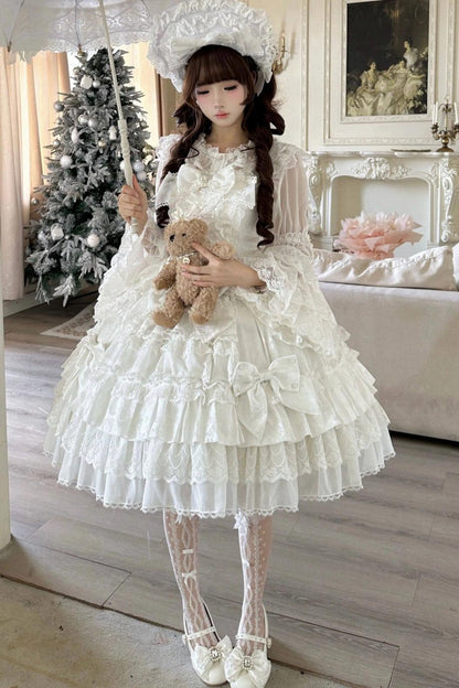 Doll Sweet Princess Lolita Dress + Bonnet